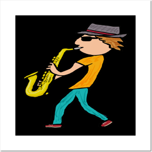 Saxophone Posters and Art